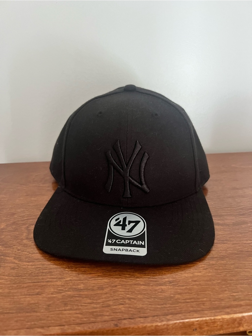 '47 Captain New York Yankees Black Snapback Hat
